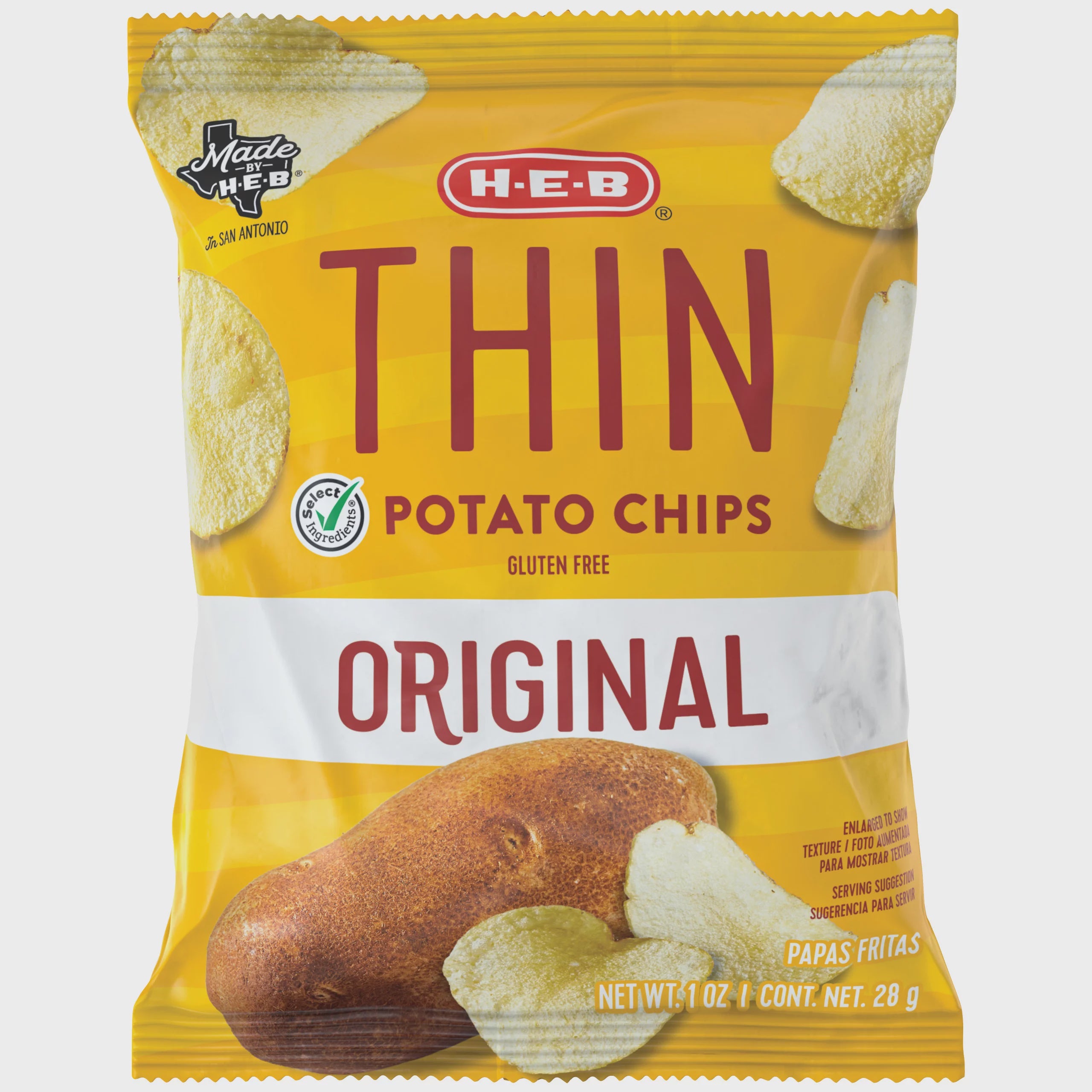 THIN POTATO CHIPS 1 OZ