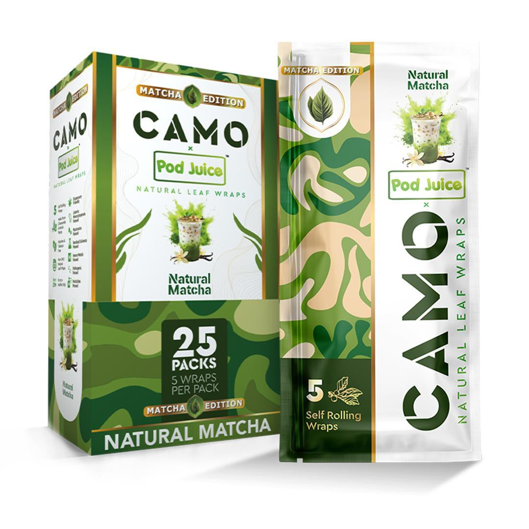 CAMO POD JUICE NATURAL MATCHA