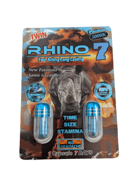 RHINO 7 5000K DUAL PACK - triplebuzzsmokeshop