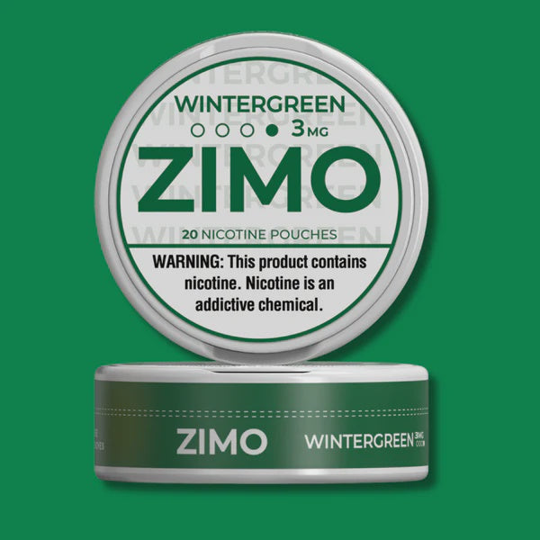 ZIMO NICOTINE POUCHES 3MG | WINTERGREEN