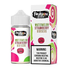 FRUISION JUICE 100ML   WATERMELON STRAWBERRY HIBISCUS  0 MG