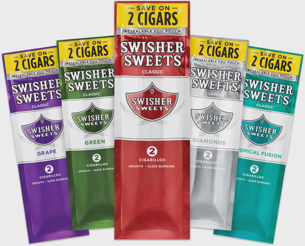 SWISHER SWEETS CIGARILLOS-SILVER