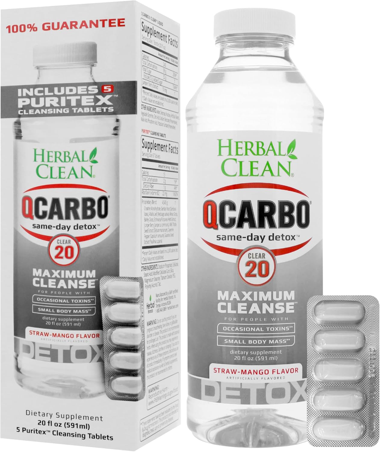 HERBAL CLEAN DETOX - CRAN RASPBERRY - triplebuzzsmokeshop