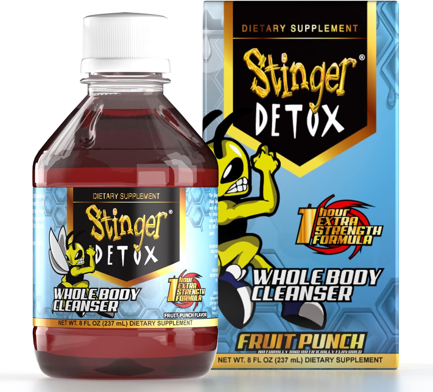 STINGER DETOX 1 HOUR EXTRA STRENGTH "WHOLE BODY" CLEANSER - FRUIT PUNCH - triplebuzzsmokeshop