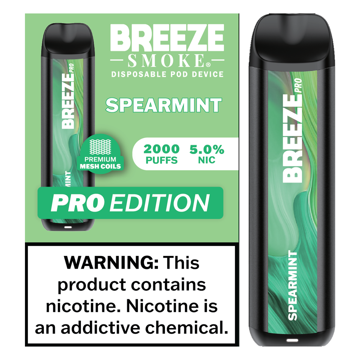 BREEZE PRO SPEARMINT 2K