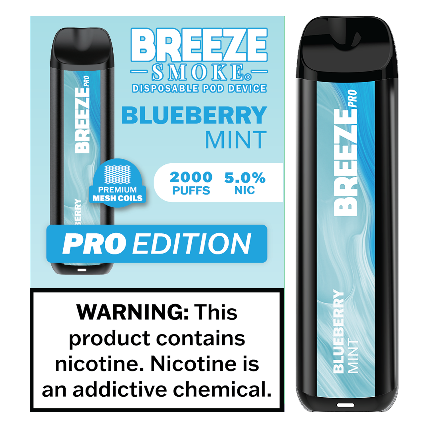 BREEZE PRO BLUEBERRY MINT 2K
