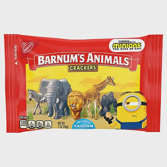 BARNUM'S ANIMALS CRACKERS 1 OZ