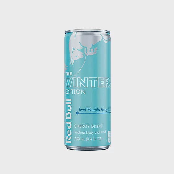 THE ICED VANILLA BERRY RED BULL ENERGY DRINK 8oz