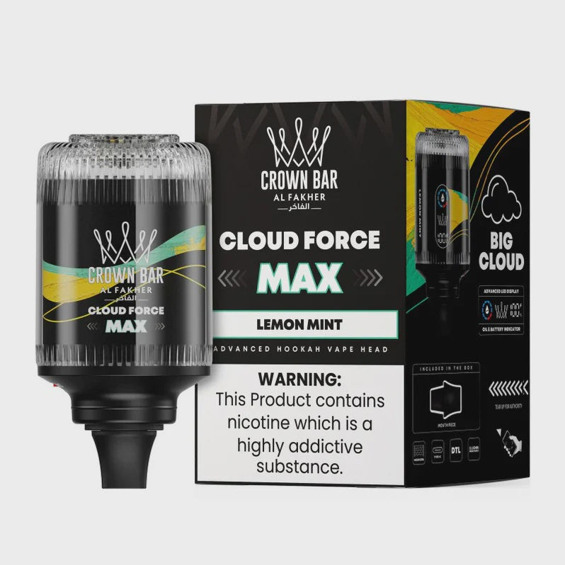 AL FAKHER CROWN BAR CLOUD FORCE MAX LEMON MINT