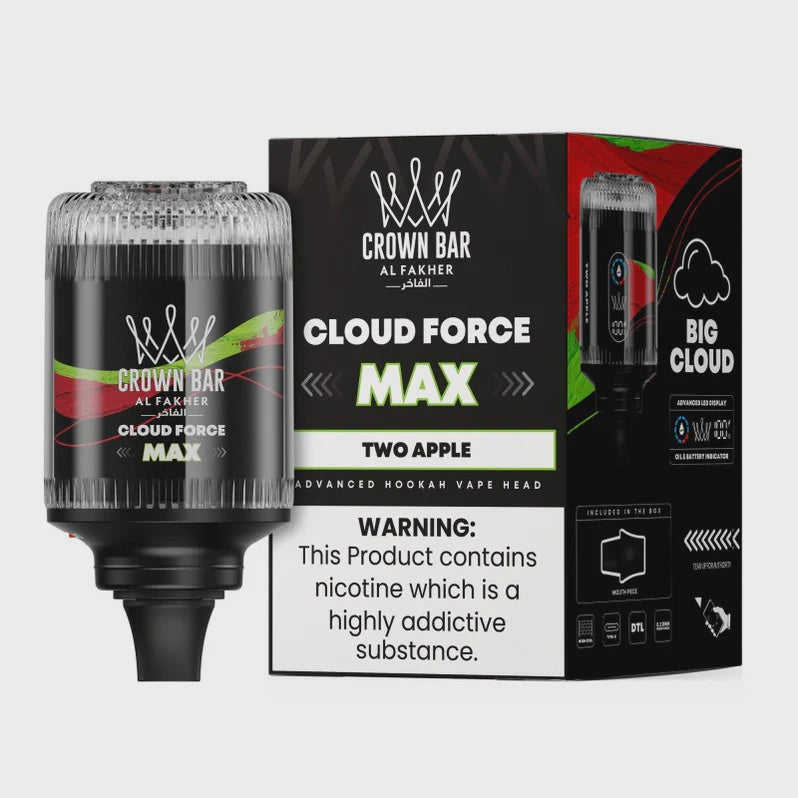 AL FAKHER CROWN BAR CLOUD FORCE MAX TWO APPLE