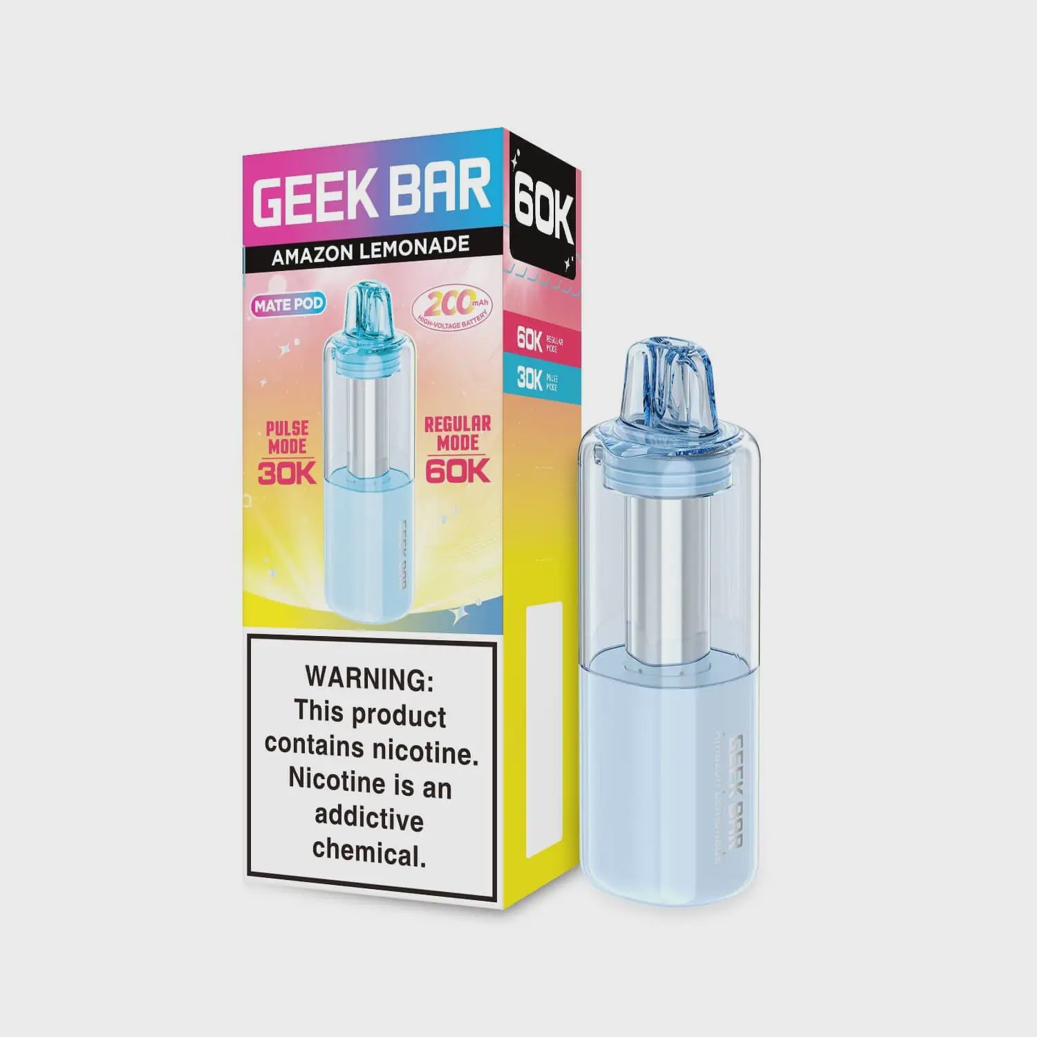 GEEK BAR 60K REFILL POD AMAZON LEMONADE