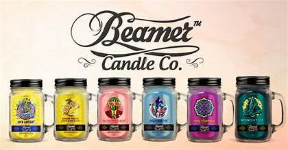 BEAMER MASON JAR CANDLE, 4 OZ - FRESH LIKE A BABY'S BEHIND