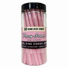 BLAZY SUSAN PRE ROLLED CONES 50CT KING SIZE PINK