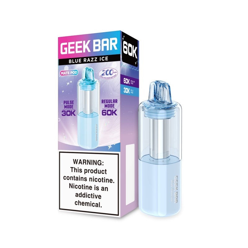 GEEK BAR 60K REFILL POD BLUE RAZZ ICE