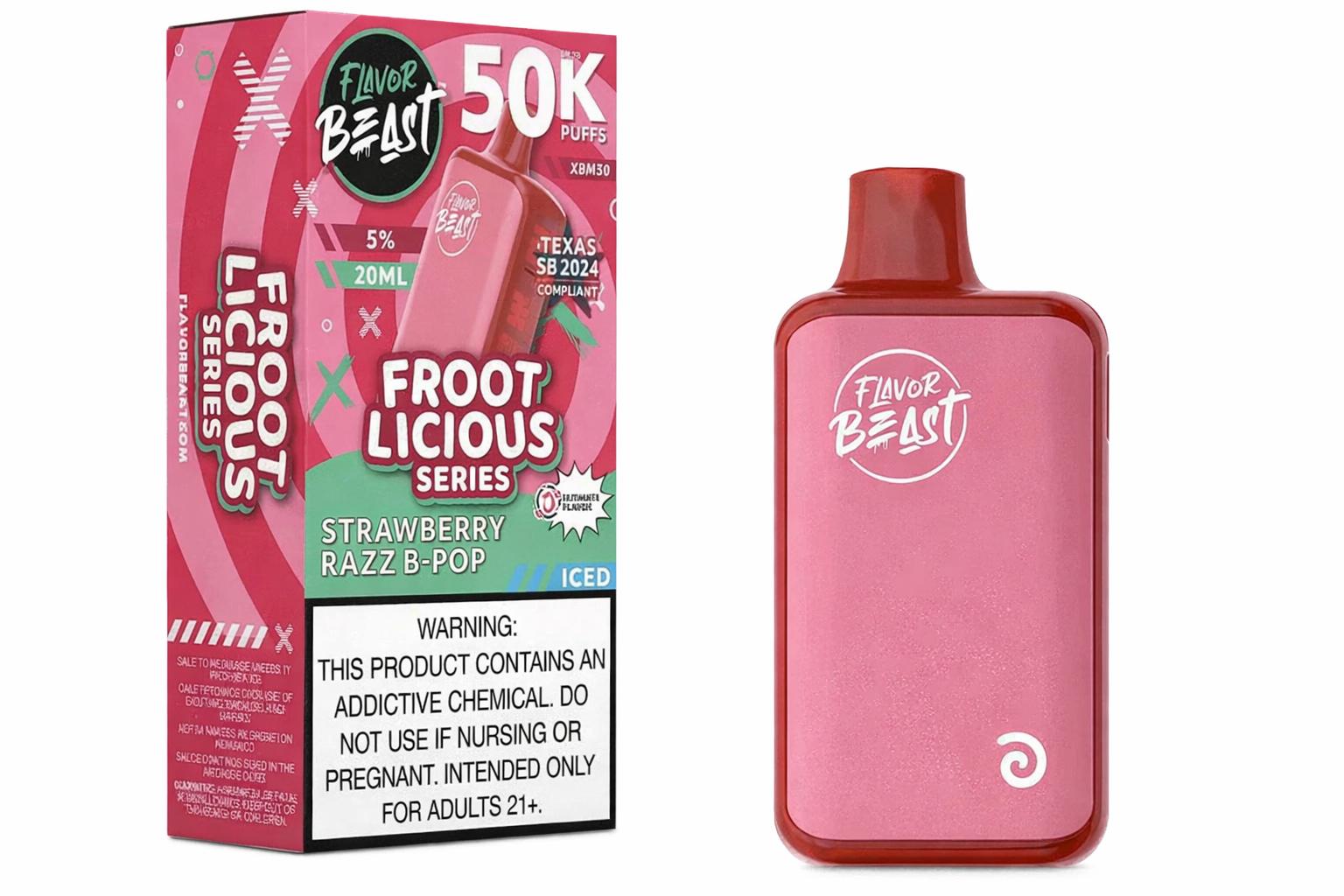 FLAVOR BEAST  FROOT LICIOUS SERIES STRAWBERRY