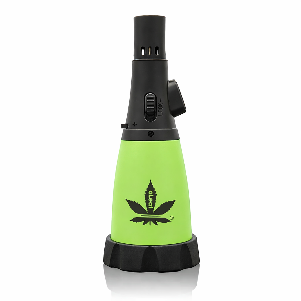 ALEAF 5.6" AERO BLOW TORCH 2500F° BLUE TURBO FLAME ALT105-GREEN