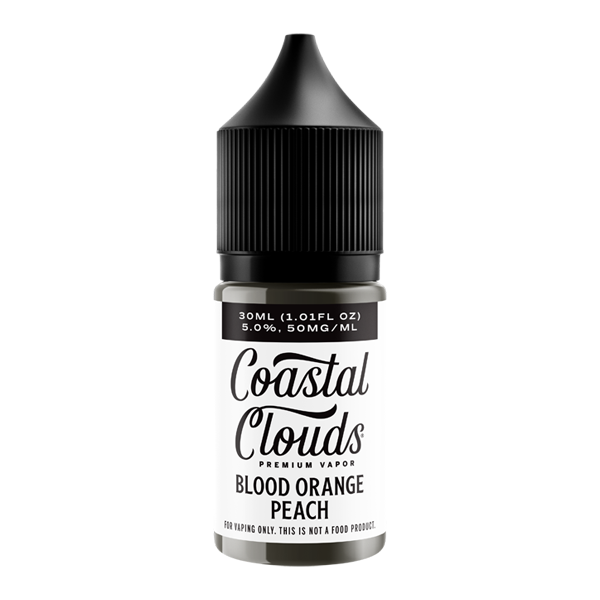 COASTAL CLOUDS SALT 30 ML - BLOOD ORANGE PEACH - 50 MG