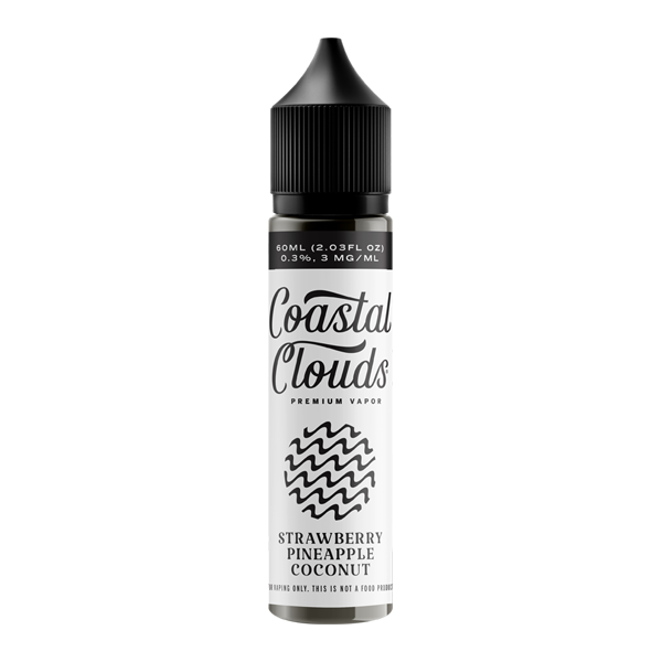 COASTAL CLOUDS 60 ML - STRAWBERRY PINEAPPLE COCONUT - 03 MG