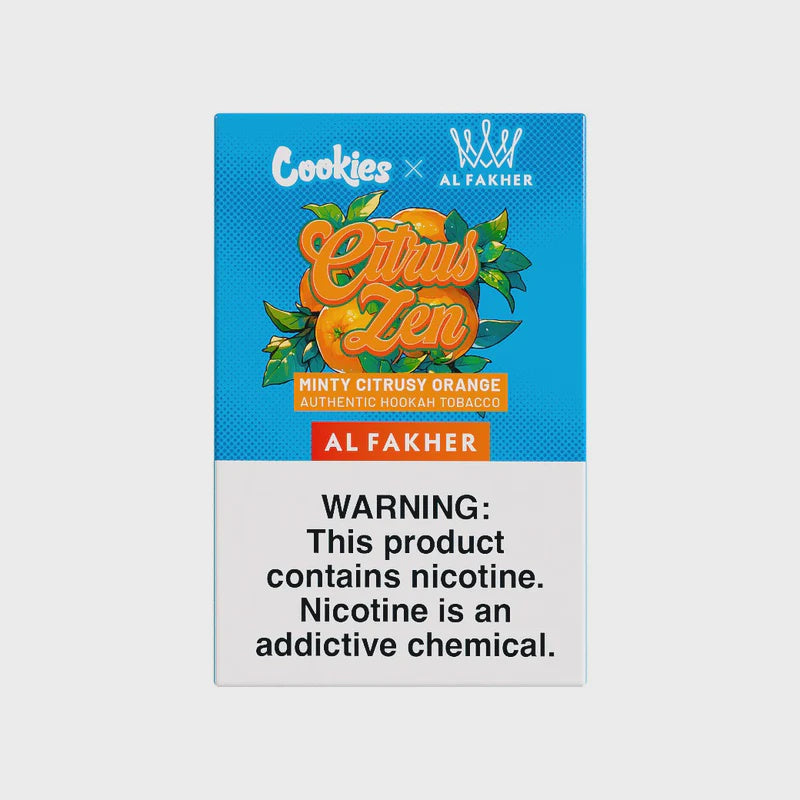 AL FAKHER COOKIES CITRUS ZEN MINTY CITRUSY ORANGE 250G