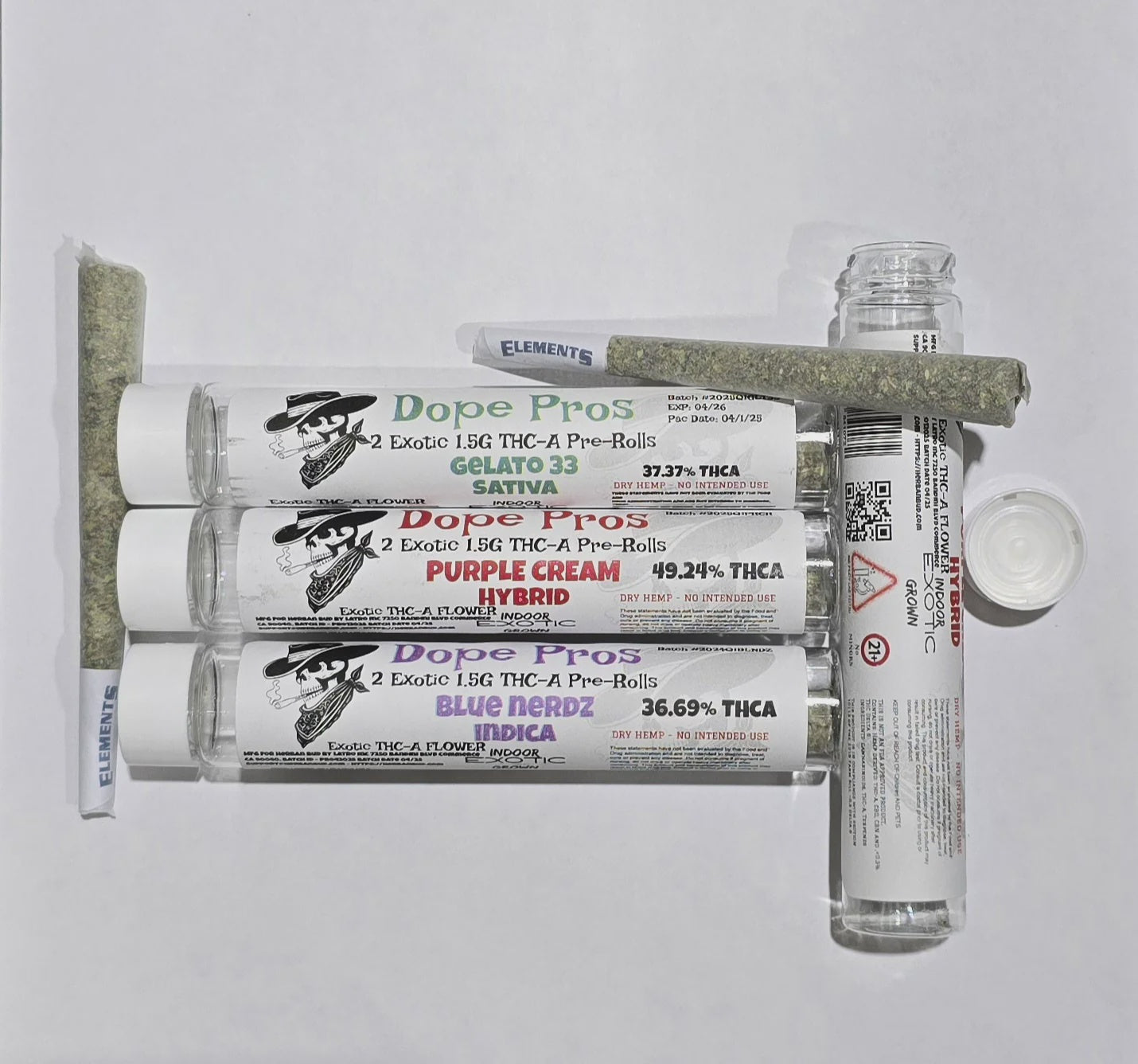 DOPE PROS ZASHIMI INDICA SINGLR PREROLL