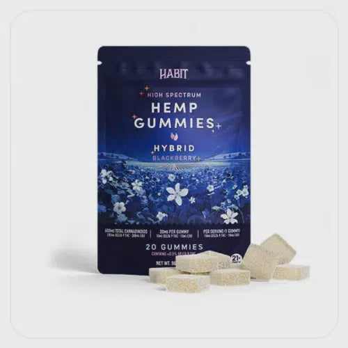 HABIT D9/CBD 20CT GUMMIES BLACKBERRY