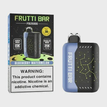 FRUITI BAR 25K PUFFS DISPOSABLE 5CT/BOX | BLUEBERRY WATERMELON