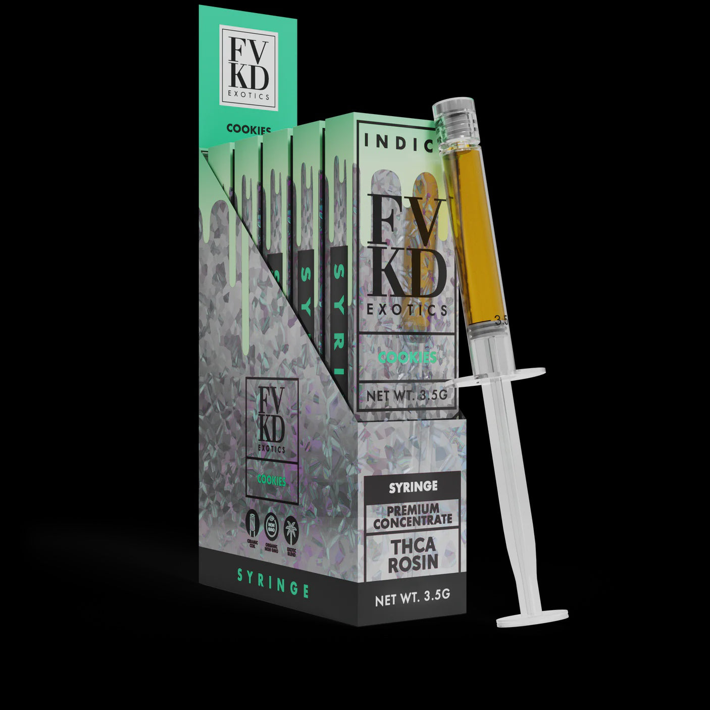 FVKD SYRINGE 3.5ML 5PK - COOKIES - INDICA