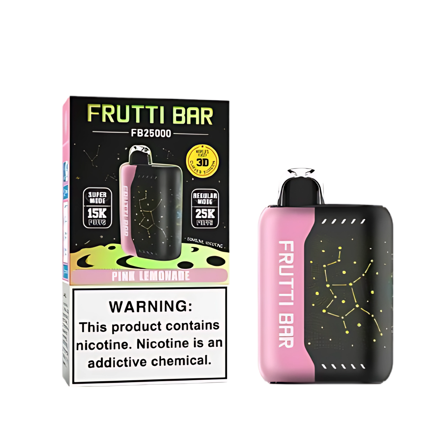 Fruitty Bar 25K Pink Lemonade
