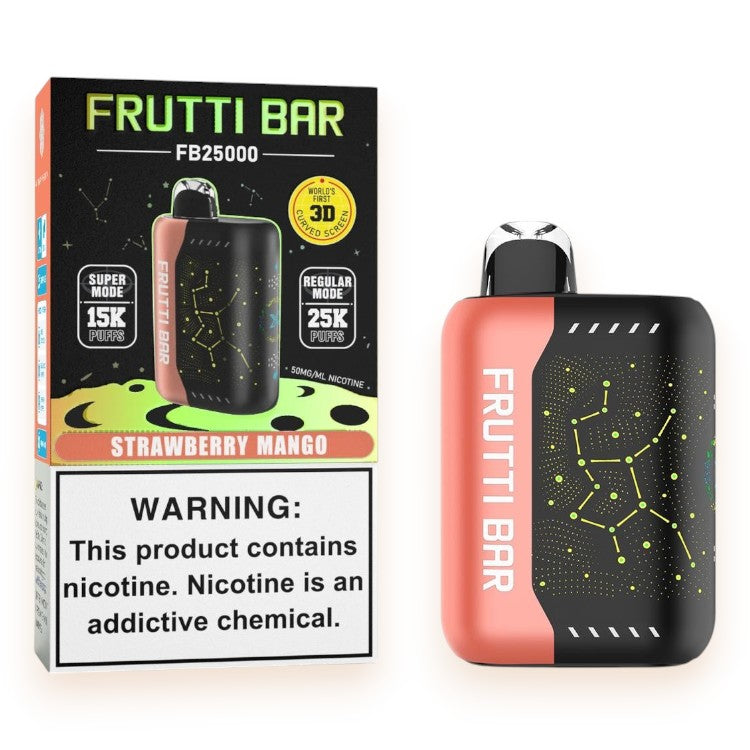 Fruitty Bar 25K Strawberry Kiwi Ice