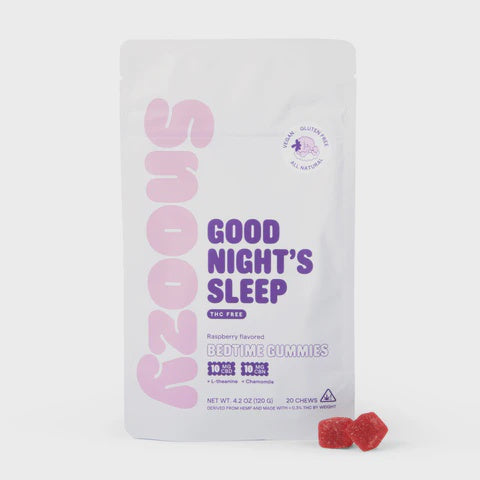 SNOOZY GUMMIES 20 CHEWS GOOD NIGHT SLEEP
