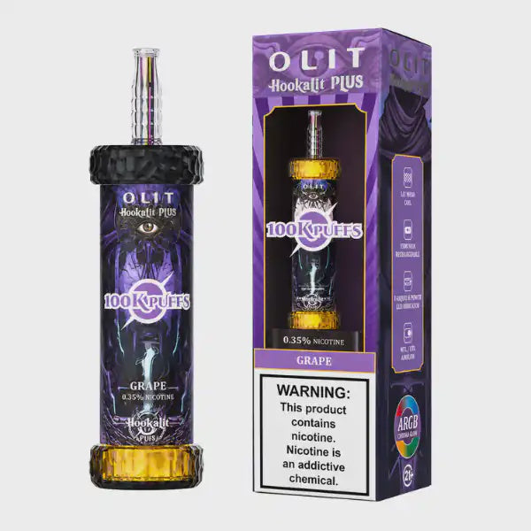 OLIT HOOKALIT PLUS 100K GRAPE