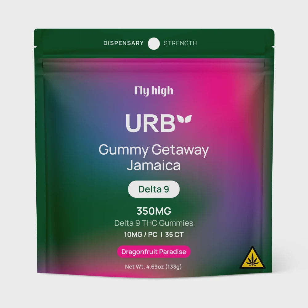 URB Gummy Getaway Jamaica Gummies 350mg DRAGONFRUIT PARADISE