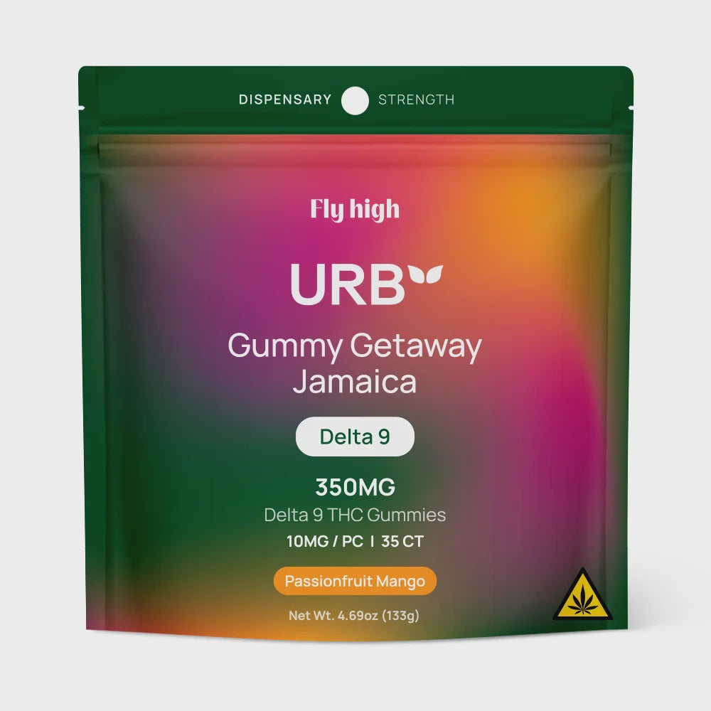 URB Jamaica Gummies 350mg PASSION FRUIT MANGO