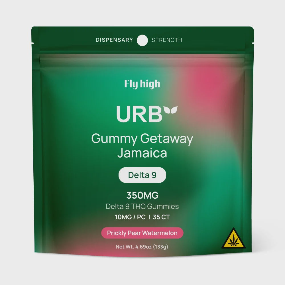 URB Gummy Getaway Jamaica Gummies 350mg PRICKLY PEAR WATERMELON