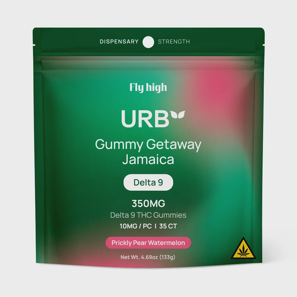 URB Gummy Getaway Jamaica Gummies 350mg PRICKLY PEAR WATERMELON