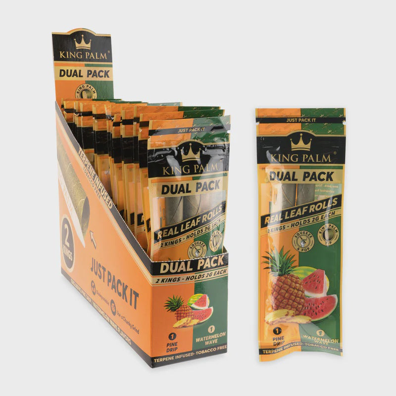 KING PALM DUAL PACK WATERMELON WAVE&PINEAPPLE