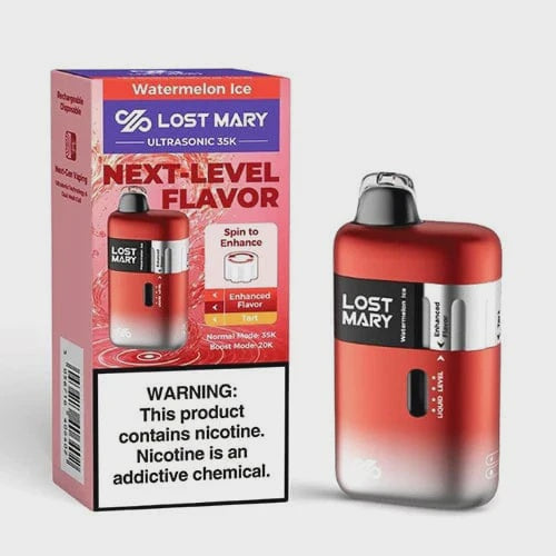 LOST MARY ULTRASONIC 35K PUFFS DISPOSABLE 5CT| WATERMELON ICE