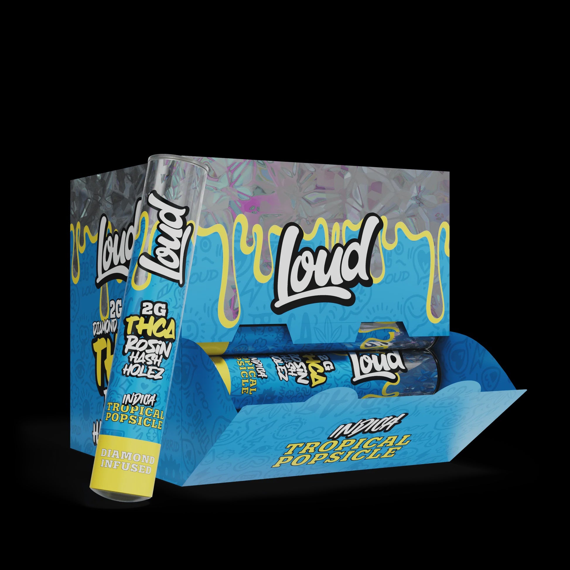 Loud Rosin hash holes 2G 20ct - TROPICAL POPSICLE INDICA