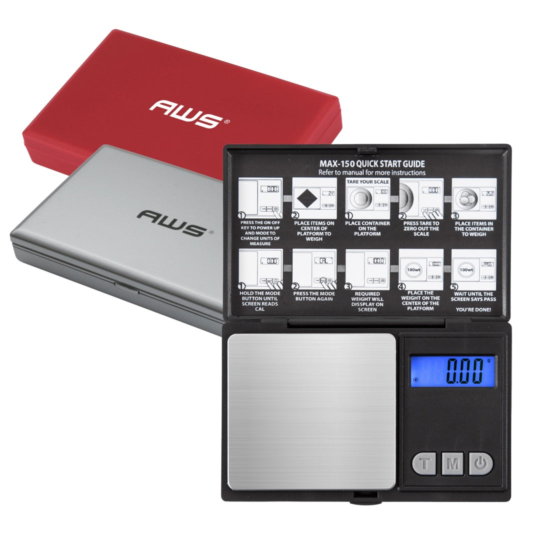 AWS SCALE MAX-150-CF 150x0.01g BLACK