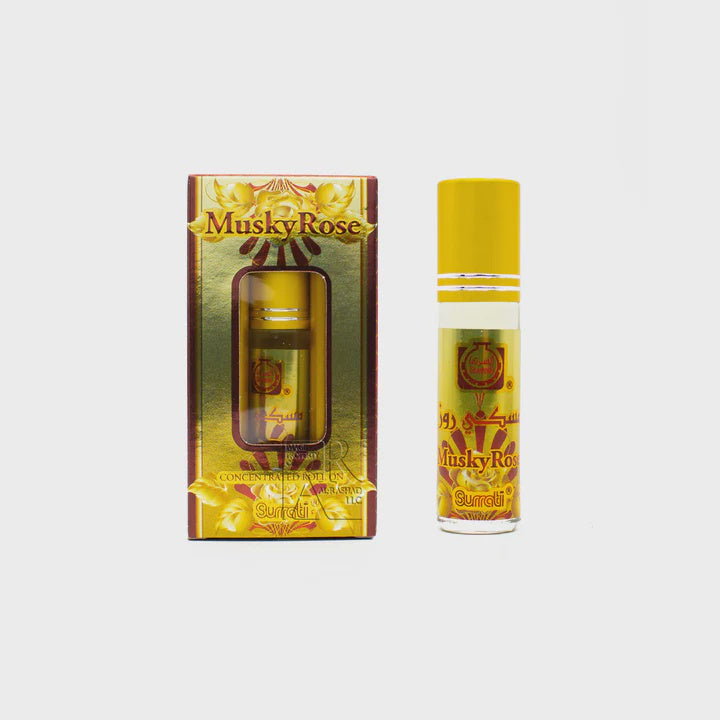 MUSKY BODY OIL 6ML ROLL ON BY DAMAS ROSE 6CT/PK | SHER AL OUD