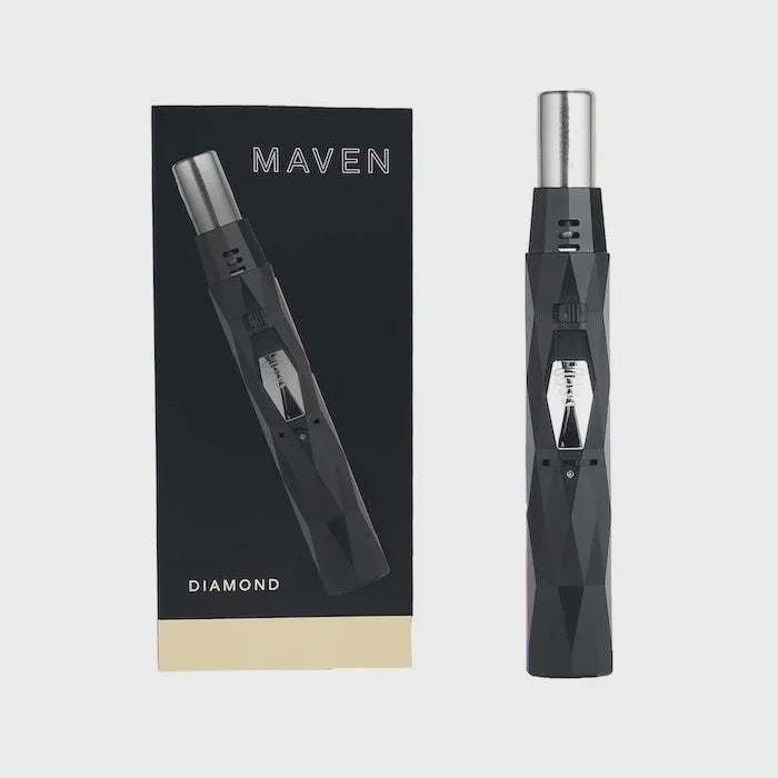 MAVEN DIAMOND TORCH LIGHTER BLACK
