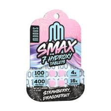 Modus 7ohm strawberry dragon fruit 100mg 10ct