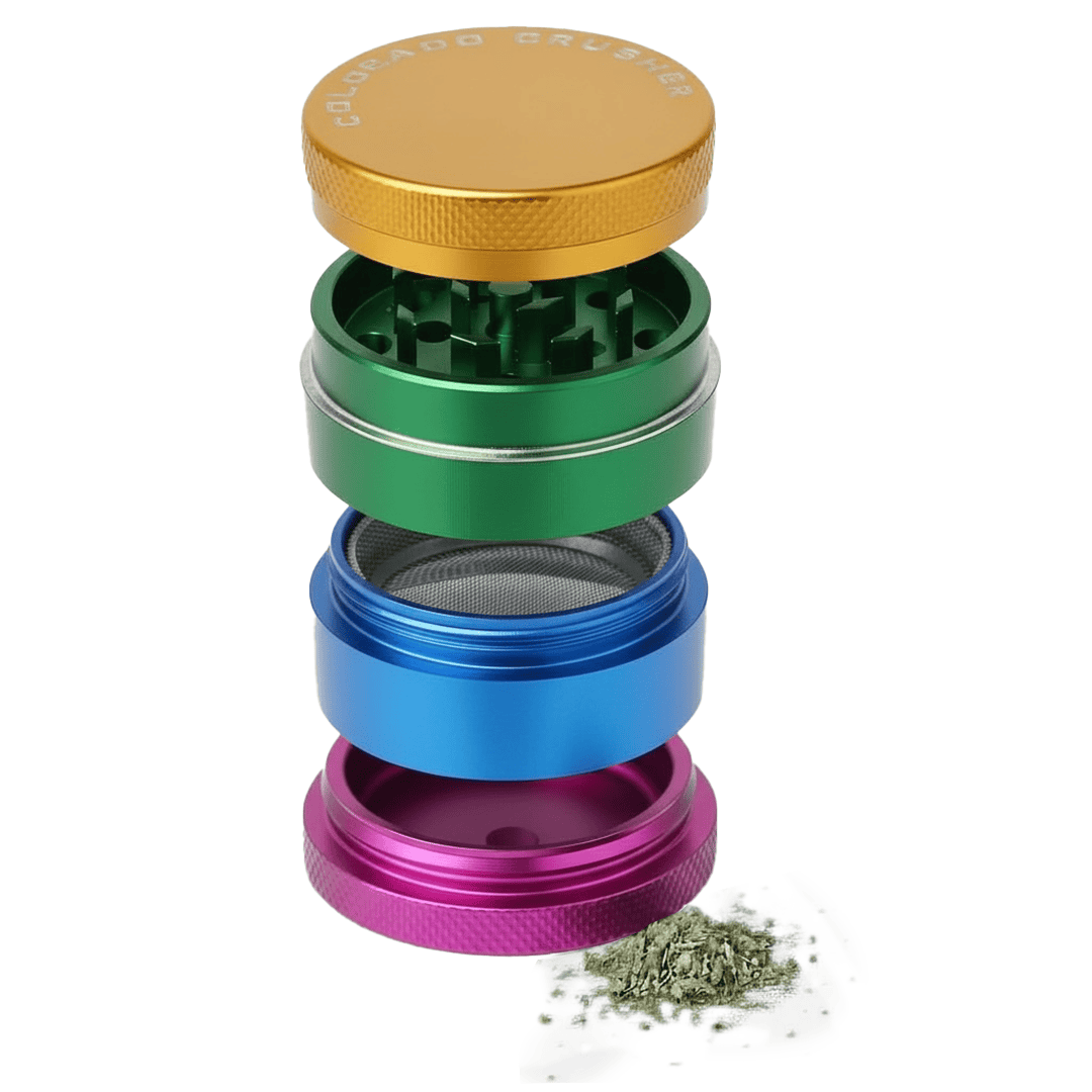 GRINDER COLORADO CRUSHER 56mm 4PT Xtra-Storage Tall RAINBOW