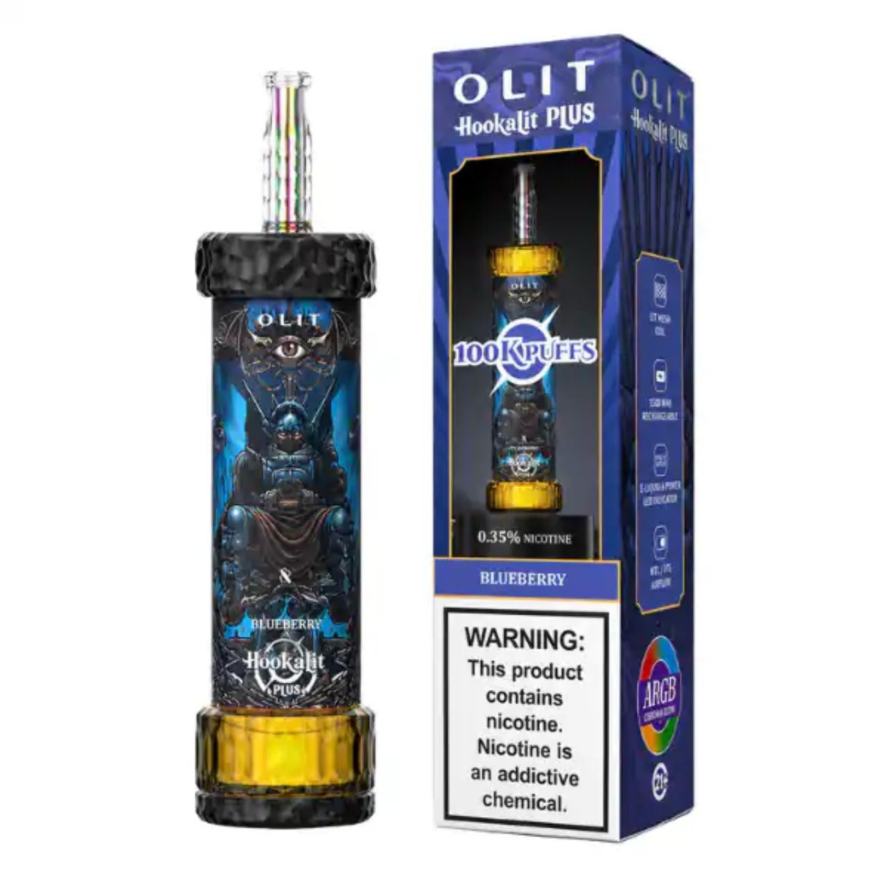 OLIT HOOKALIT PLUS 100K BLUEBERRY