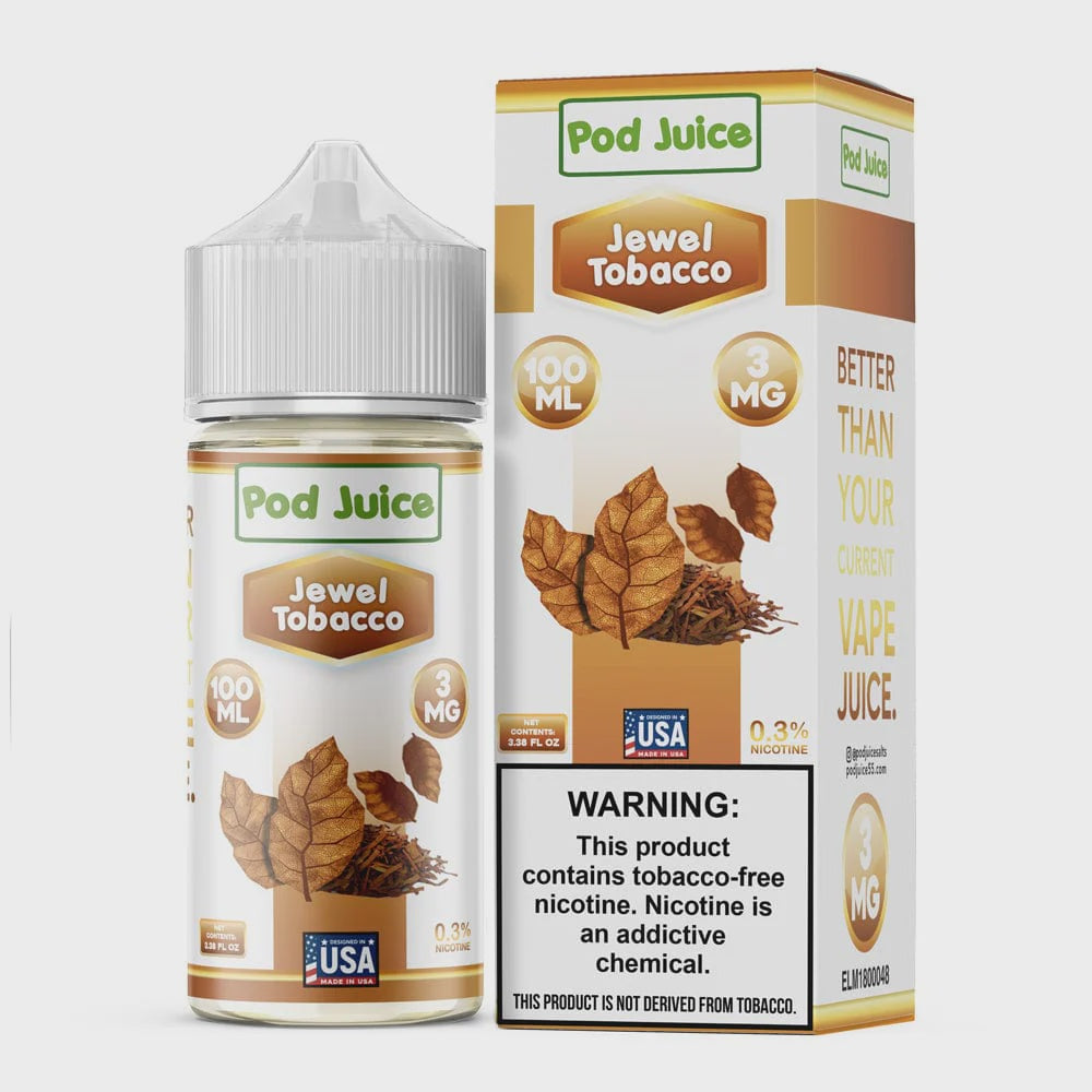 POD JUICE 100 ML Jewel Tobacco 3MG