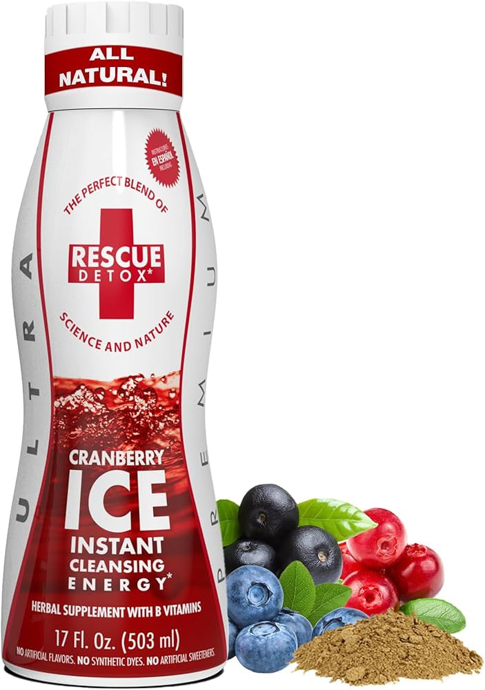 Rescue Detox Instant Cleansing 17oz Cranberry