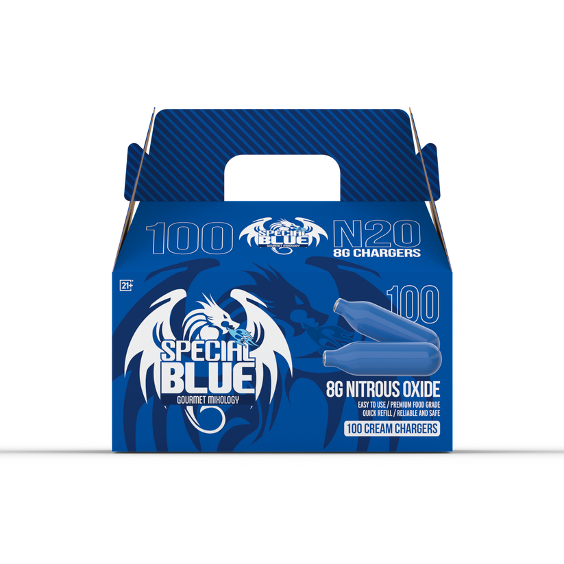 BLUE WHIP CREAM CHARGERS 100