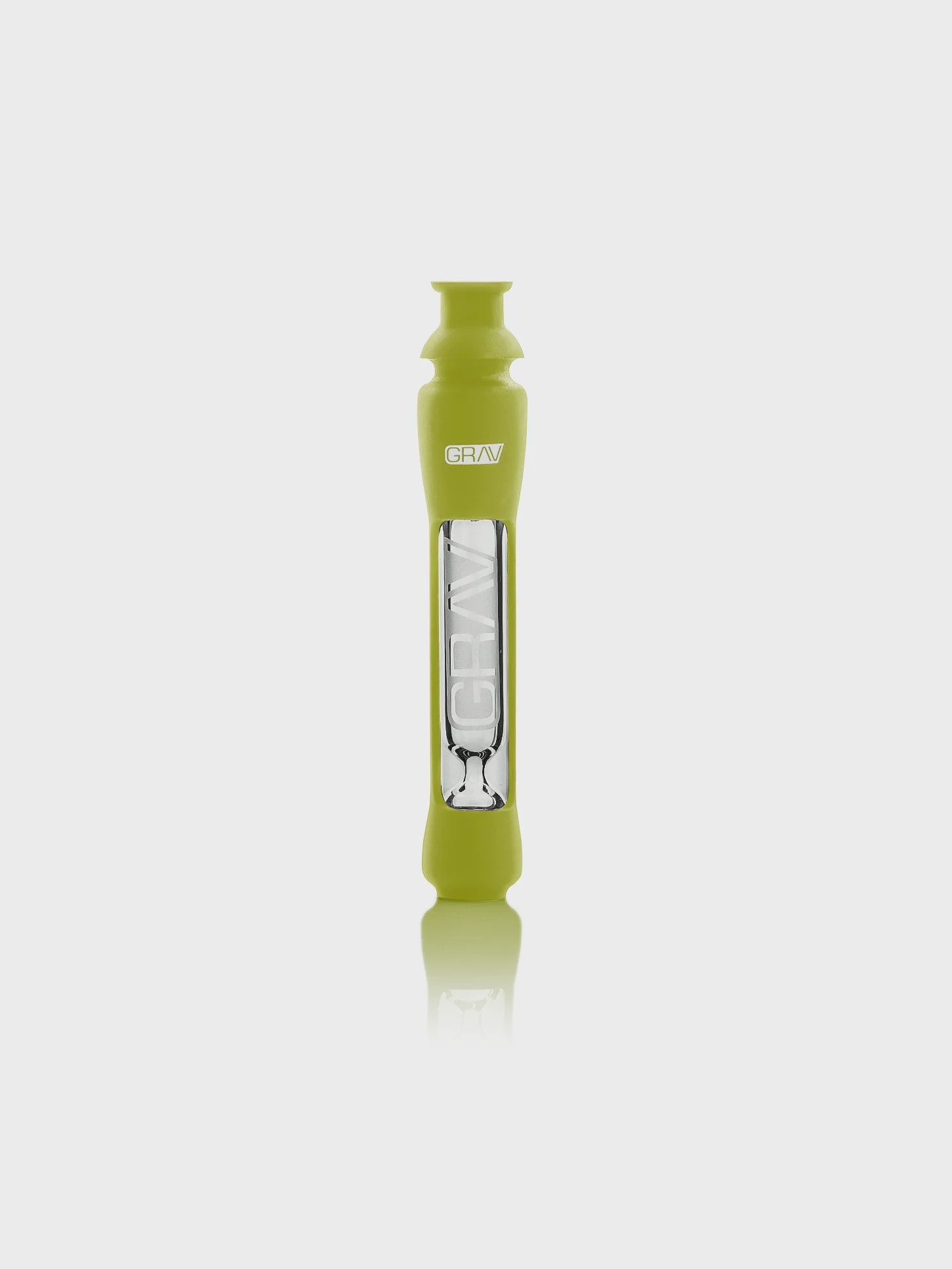 GRAV TASTER 12mm W/SILICONE SKIN AVOCADO GREEN SLC.T2S.GN