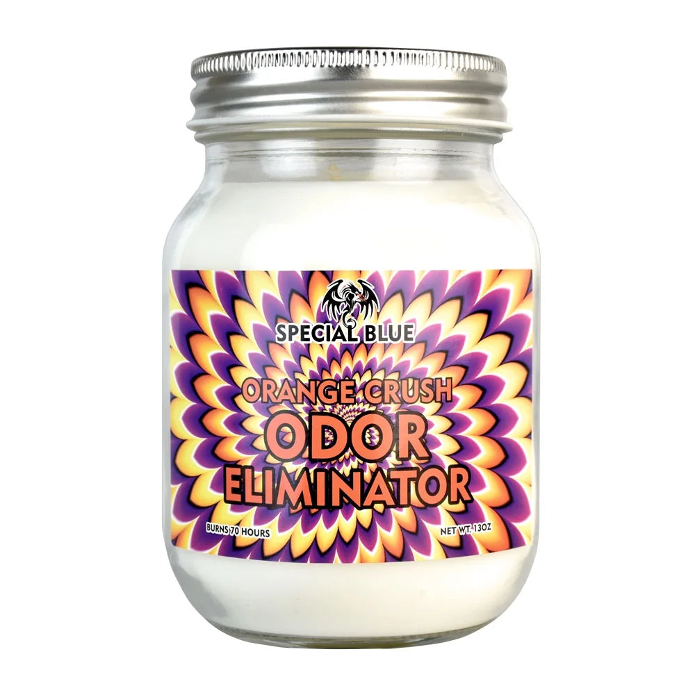 SPECIAL BLUE ODOR ELIMINATOR CANDLE - ORANGE CRUSH