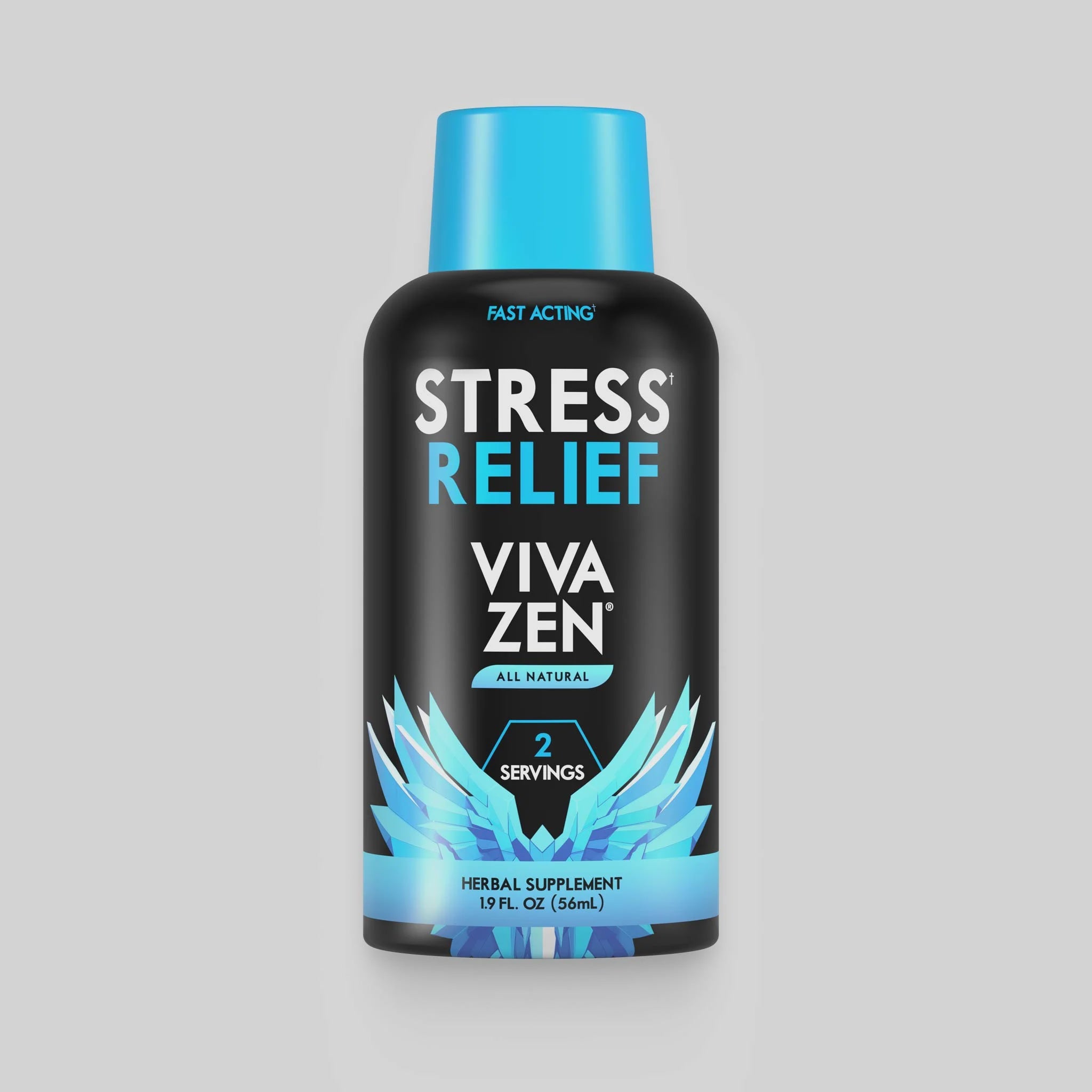 VIVA ZEN STRESS RELIEF KRATOM SHOTS - 2 SERVINGS - 1.9FL OZ(56ml)